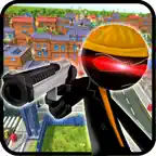 Stickman Mafia City Crime 3D iOS Icon