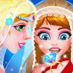 Ice Queen Sisters Wedding iOS Icon