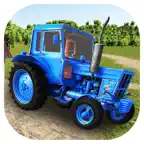 Village Tractor Farm Sim 3D iOS Icon