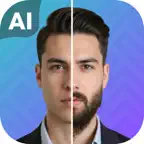 AI Beard Editor - Beard Camera Icon