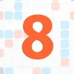 8 Crosswords in a photo iOS Icon