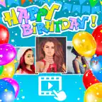 Birthday videos maker iOS Icon