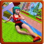 Stuntman Run : Theme Park Icon