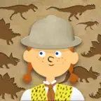 Dinosaur & Fossils for kids iOS Icon