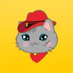 Kitty Cowboy Stickers iOS Icon