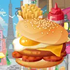 Paris Chef Restaurant : Food Court Burger iOS Icon