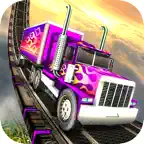 Hard Driving Truck simulator - Dangerous Tracks iOS Icon