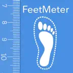Feet Meter  measure shoe size iOS Icon