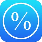 % Percentage Calculator iOS Icon