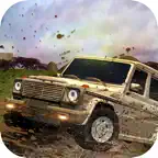 Off-Road 4x4 SUV Driving Icon