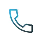 Glacier Dial: Secure Phone Icon