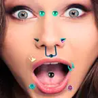 Piercing Photo Editor prank iOS Icon