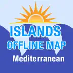 Mediterranean Islands Map iOS Icon