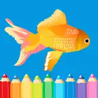 Food & Animal Coloring Pages - Easy Coloring Book iOS Icon