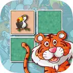 Animals Find the Pairs Learning & memo Game iOS Icon