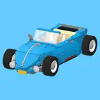 VW Beetle Hot Rod for LEGO 10252 Set Icon