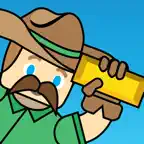Cowboy Gold Round-Up Platformer Game iOS Icon