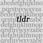 TL;DR - Too Long Don't Read iOS Icon