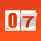 Flip Clock - minimalism digital alarm clock no ads iOS Icon
