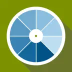 Color wheel NCS. Paint wall AR icon