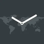map:clock - World Map & Clock iOS Icon