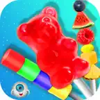 Sweet Gummy Candy Maker Chef! Rainbow Food Fair iOS Icon