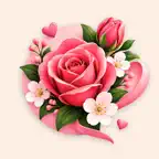 Rose &Flower,Fragnance Sticker iOS Icon