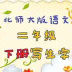小学生练写字-北师大二年级语文写生字下册 iOS Icon