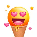 Ice Cream Emoji Stickers! iOS Icon