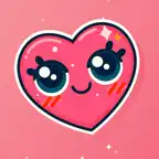 Love and Heart Stickers-Emojis iOS Icon