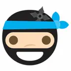 Ninja moji - Stickers & emoji iOS Icon