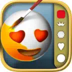 Emoticon 3D Coloring book – color emojis iOS Icon