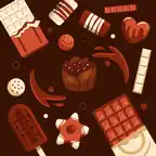 Swiss Chocolate Stickers! iOS Icon