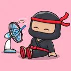 Ninja Dashing Stickers Pack iOS Icon