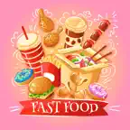 Fast Food Sticker for iMessage iOS Icon