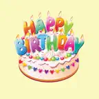 Happy Birthday stickers emoji iOS Icon