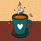Coffee-Hot Coffee Stickers iOS Icon