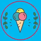 Ice Cream emoji & stickers iOS Icon