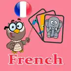 French Learning Flash Card Icon