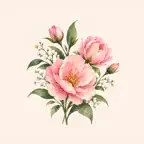 Vintage Watercolor Stickers iOS Icon