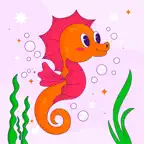 Seahorse Stickers iOS Icon
