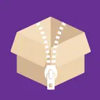 Compress Files with Zipped iOS Icon