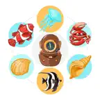 Sea Animal Stickers Pack iOS Icon