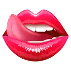 Dirty Emoji - Sexy Lips Chat iOS Icon