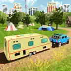 Camper Van Truck Parking: RV Car Trailer Simulator iOS Icon