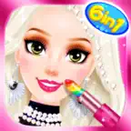 女生化妆教程大全(6合1) - 公主的化妆游戏 iOS Icon
