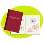Passport Stamps World Sticker iOS Icon
