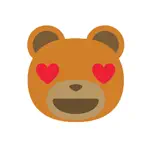 Teddy bear emoji & stickers iOS Icon