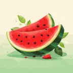 Animated Watermelon Stickers iOS Icon