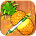 Fruit Blade Cut. iOS Icon